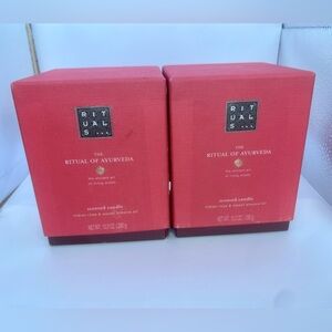 RITUALS THE RITUALS OF AYURVEDA SCENTED CANDLE BUNDLE OF 2 290G FULL SIZE
